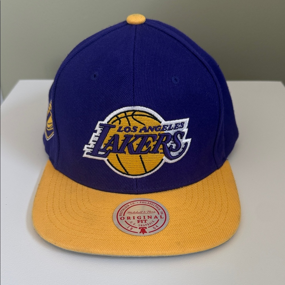 Mitchell & Ness Lakers Purple and Gold Hat